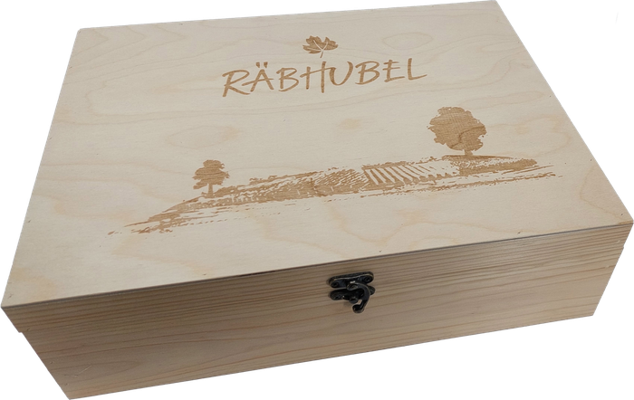 Räbhubel-Geschenkschatulle aus Holz