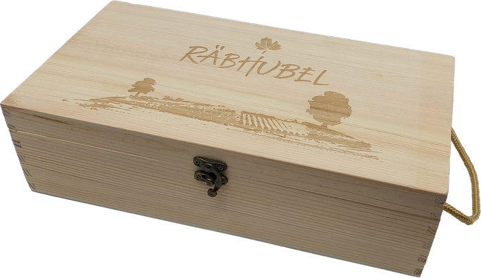Räbhubel-Geschenkschatulle aus Holz